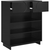  Ormarić za cipele 73 x 38 x 87,5 cm Konstruirano drvo Crna | shoptok.hr