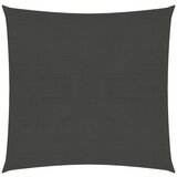 vidaXL Senčno jadro 160 g/m² antracitno 4x4 m HDPE, (20610680) | Shoptok.si