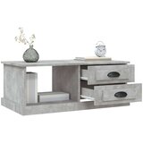 vidaXL Klubska mizica betonsko siva 90x50x35 cm inženirski les | Shoptok.si