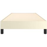 vidaXL Box spring posteljni okvir krem 90x190 cm umetno usnje | Shoptok.si