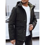 DStreet Men's winter jacket with detachable hood black | shoptok.hr