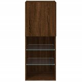 TV ormarić s LED svjetlima boja smeđeg hrasta 40,5x30x102 cm | shoptok.hr