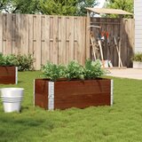 Maison Chic Vrtno korito - Greda - Cvetlični Lonec rjavo 100x50 cm trdna borovina, (21789587) | Shoptok.si