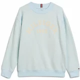 Tommy Hilfiger Sweater majica svijetloplava / vuneno bijela