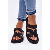 VINCEZA Women's Sandals With Velcro Cene