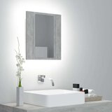 vidaXL LED kopalniška omarica z ogledalom betonsko siva 40x12x45 cm Cene