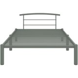  Posteljni okvir siv kovinski 90x200 cm, (20645513) | Shoptok.si