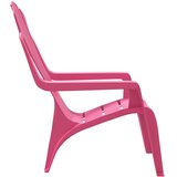  Vrtne stolice za djecu 2kom ružičaste 37x34x44cm PP izgled drva | shoptok.hr