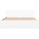  Krevetna konstrukcija s uzglavljem 2 pcs Bijeli 150 x 200 cm | shoptok.hr