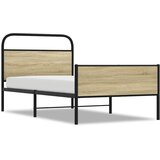  Okvir kreveta bez madraca boja hrasta sonome 90 x 200 cm drveni | shoptok.hr