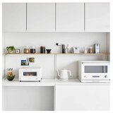 YAMAZAKI Bijela/u prirodnoj boji drvena dodatna kuhinjska polica 28,5x8,5 cm Tower – | shoptok.hr