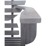  Stolica Adirondack od masivnog bagremovog drva siva | shoptok.hr