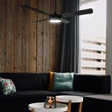 SULION Črna LED stropna svetilka ø 15 cm Zarautz – | Shoptok.si