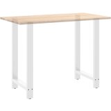  Noge za barski stol Bijele 2 kom 60 x (100-101) cm Čelične | shoptok.hr