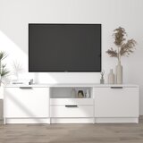 vidaXL TV omarica bela 140x35x40 cm konstruiran les Cene
