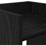  Stalak za biljke s policom 2 pcs Crni Hrast 30 x 30 x 100 cm | shoptok.hr