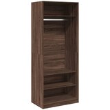 Furnova Garderobna omara rjavi hrast 80x50x200 cm inženirski les, (21930087) | Shoptok.si