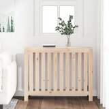 vidaXL Pokrov za radiator 108,5x19x84 cm trdna borovina | Shoptok.si