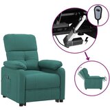 vidaXL Električni naslanjač temno zeleno blago, (20927475) | Shoptok.si