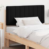  Tapecirani uzglavlje Smeđa i crna 100 cm Čvrsto borovo drvo | shoptok.hr