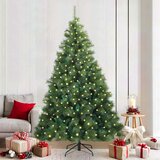  Umjetno božićno drvce s stalakom Zelena 210 cm PE i PVC 130 x 130 x 210 cm Cene
