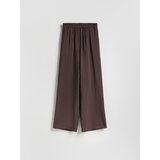 Reserved LADIES` TROUSERS - tamnosmeđe | shoptok.hr