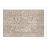  Plakat - Sand Carpet - Worn Persian Rug with Rich Ornamental Motifs 90x60 Bez okvira s margom | shoptok.hr
