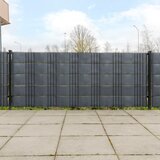 Balkonski zasloni 10 kom antracit 255 x 19 cm od poliratana | shoptok.hr