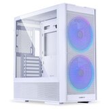 Lian Li Računalniško ohišje LANCOOL 206 Midi-Tower, ATX, ARGB, kaljeno steklo, belo | Shoptok.si
