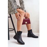 Boto Insulated women's ankle boots on a flat heel black labise | Eponuda.ba