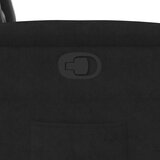  Naslonjač na podizanje crni od mikrovlakana | shoptok.hr