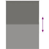 Rolo zavjesa Blackout siva 115x150 cm Širina tkanine 110,7 cm | shoptok.hr