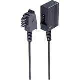 Shiverpeaks telefon podaljšek [1x moški konektor tae-f - 1x ženski konektor tae-f] 6 m črna, (20411196) | Shoptok.si