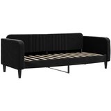  Dnevni krevet na razvlačenje s ladicama crni 80 x 200 cm baršun | shoptok.hr