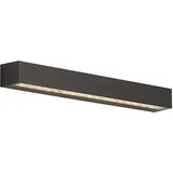 QAZQA Industrijska zunanja stenska svetilka črna 55cm vklj. LED IP65 - Hannah | Shoptok.si