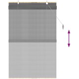 Rolo zavjesa Siva 100 x 160 cm Bambus | shoptok.hr