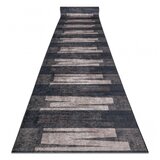 RugsX Tekač gumiran LOTUS VENETO 60910 Črte, geometrijske rjava pralna protizdrsna 100 100x820 cm, (5000314699) | Shoptok.si