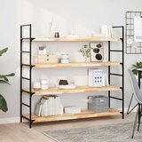 Stolna ploča 160x40x4 cm pravokutna od masivnog drva bagrema | shoptok.hr
