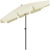  Suncobran za plažu žuta boja pijeska 200 x 125 cm | shoptok.hr