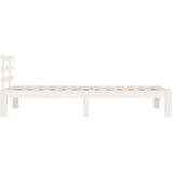  Okvir za krevet bijeli od masivnog drva 90 x 190 cm mali | shoptok.hr
