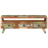 Maison Chic TV omarica - TV stojalo - Televizijska omarica večbarvna 110x30x40 cm trden predelan les, (21699180) Cene