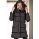 Dewberry Z9687 WOMEN'S COAT-BLACK