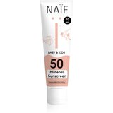 Naif Baby &amp; Kids Mineral Sunscreen SPF 50 za&scaron;čitna krema za sončenje za dojenčke in otroke SPF 50 30 ml cene