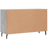 Komoda siva boja betona 100x36x60 cm od konstruiranog drva | shoptok.hr