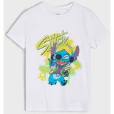 Sinsay Pamučna majica s printom Stitch | shoptok.hr