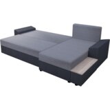 Kondela Univerzalna sedežna garnitura, temno siva/siva, FERGUS ROH | Shoptok.si