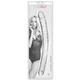 Mekani dupli prozirni dildo | Pure Jelly Clear 34 cm
