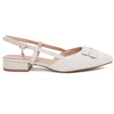 GOODIN White sandals with an open heel | Shoptok.si