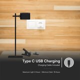  LED prigušiva magnetna stolna lampa 4u1 LED/3W/5V 3000-6000K 1800 mAh crna | Eponuda.com