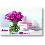  Slike na platnu roze CVEĆE_151-11 (moderne slike na platnu) | ePonuda.com